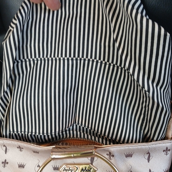 Vintage Y2K Baby Phat Rose Gold and Brown Handbag With Detachable Long Strap - Picture 7 of 9